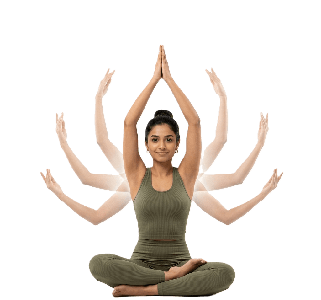 Holistic Yoga & Meditation Pose